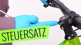 STEUERSATZ einstellen  einfach amp schnell  Fahrradorg [upl. by Russi]