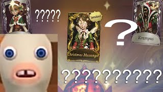 Identity V  MERRY CHRISTMAS TO  ME   S29 Essence 3 OPENING 🎅🎄 Postman Christmas Messenger [upl. by Lisetta442]