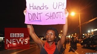 Ferguson protests National Guard sent to Missouri unrest  BBC News [upl. by Yrojram]