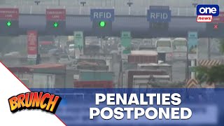 Brunch  DOTr postpones penalties for motorists with no RFID [upl. by Redmund]