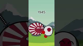 Empire of Japan and Japan now countryballs japan 1945 [upl. by Gnilyarg]