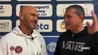 P G Frassati Ciampino vs Virtus Pomezia  Intervisfa a coach Pancrazi [upl. by Nodyroc]