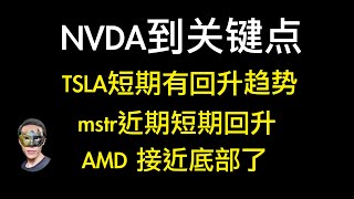 《置顶评论直播》英伟达138的价格，很关键，决定接下来的走势；特斯拉短期迎来一波小幅上涨；amd接近底部了；mstr短期也有小回升，但需时刻留意是否到顶部回跌。 [upl. by Asta]