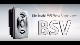 BSV Slim MP3 Audible Alarm  Speaker System Panel Mount Signalfx amp Patlite BSV Series [upl. by Devin447]