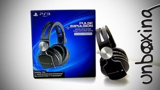 Unboxing Headset Wireless Sony Pulse Elite 71 [upl. by Aidekal512]