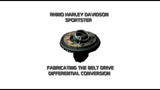 For sale belt drive differential rear axle pulley drive [upl. by Llennahs]