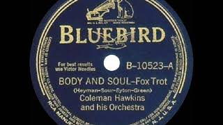 1940 HITS ARCHIVE Body And Soul  Coleman Hawkins [upl. by Jody]