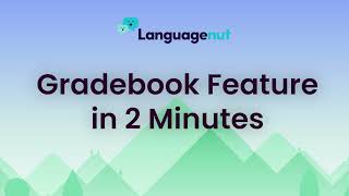 Languagenuts Gradebook in 2 minutes [upl. by Louth]