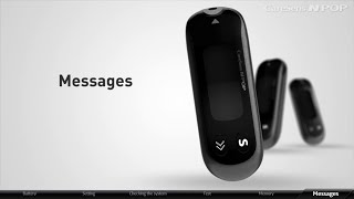 How to Use CareSens® N POP  Messages mmolL [upl. by Noyr875]