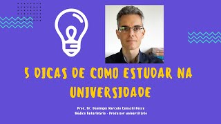 5 dicas de como estudar na universidade [upl. by Roshan714]