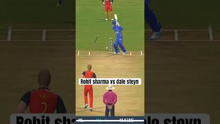 Rohit sharma vs dale steyn ll realcricket 24 viralvideo cricket realcricket24 batting ipl [upl. by Airelav349]