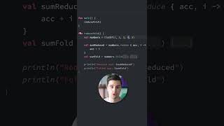 reduce vs fold In Kotlin [upl. by Cath]