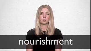 How to pronounce NOURISHMENT in British English [upl. by Aliekahs655]