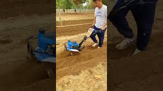 Rotary tillage weeding and furrowing😱👍 [upl. by Quackenbush664]