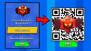 FREE x55 DEMONIC DROPS 🎁 QR CODE  BRAWL STAR QR CODES 2024  BRAWL STARS NEW UPDATE [upl. by Chrotoem188]