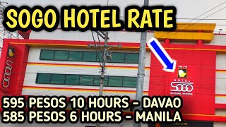 MAGKANO NGABA ANG SOGO HOTEL SA DAVAO AT ANONG REQUIREMENTS [upl. by Neerehs]