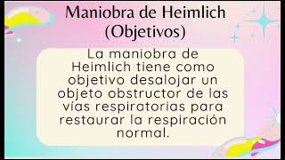 Maniobra de Heimlich [upl. by Ddal]