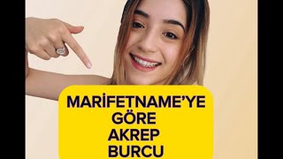 MARİFETNAME’YE göre AKREP BURCU sercankahveci programından  teşekkür ederiz kendilerine ☺️ [upl. by Corrie]