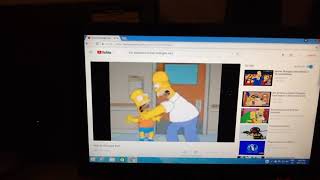 Homer strangles Bart in reversed [upl. by Morse]