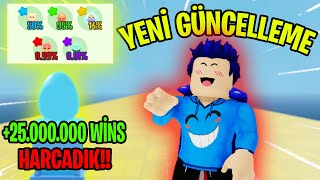 5000000 WİNS YENİ PETLERDEN AÇTIM ⚡ Roblox Race Clicker [upl. by Carla]