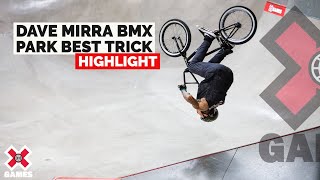 Dave Mirra BMX Park Best Trick HIGHLIGHTS  X Games 2022 [upl. by Enixam949]