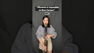 “Glissando is Impossible on Bass Clarinet” bassclarinet clarinet glissando [upl. by Juback]