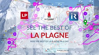 A seven minute tour showing how to see the best of La Plagne in a day [upl. by Alurta]