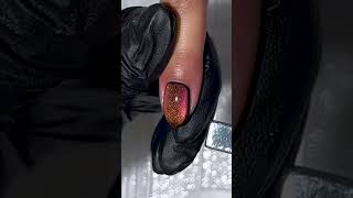 Gelish Vernis Gel Can You Candle It  Cats Eye Magnetic Refection [upl. by Audre534]