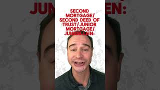 Glossary of Real Estate Terms  Second MortgageSecond Deed of TrustJunior MortgageJunior Lien [upl. by Retla]