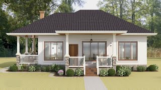 Cozy Small 3 bedroom House Design With Floor Plan [upl. by Aihtenyc228]