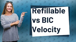 How do I refill my BIC velocity [upl. by Jessen951]