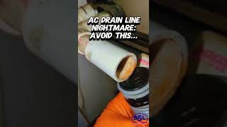 Importance of regular maintenanceclogged AC drain line bowiemd [upl. by Oiram53]