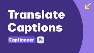 Translate Captions Beta [upl. by Avlis216]