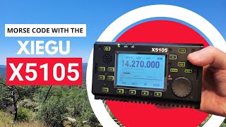 How Does The Xiegu X5105 Transceiver Perform With Morse Code [upl. by Ahserak]