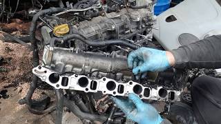 Alfa Romeo 159 Brera 24 Swirl Flap Manifold Removal [upl. by Atnim]