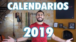 Nuevos Calendarios 2019  PRINCIPIANTES Y AVANZADOS [upl. by Ttirrej312]