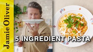 5 Ingredient Mediterranean Pasta  Jamie Oliver [upl. by Paradies911]