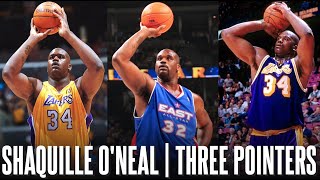 Shaquille ONeal Three Pointer Compilation ᴴᴰ [upl. by Nawad]