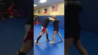 Muay Thai Defense for hook or haymaker [upl. by Itch]