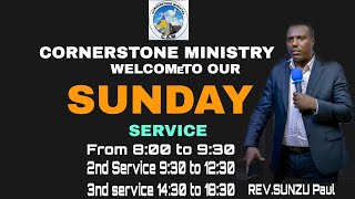 CORNERSTONE AMATERANIRO YAMBERE YO KUCUMWERU SUNDAY FIST SERVICE 03032024 [upl. by Annoved476]