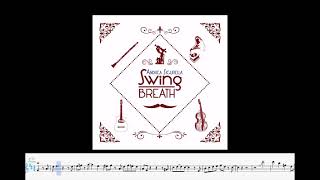 SWING GUITARS  play Django Reinhardt on jazz clarinet Bb music score  YouTube Music [upl. by Eselrahc]