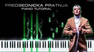 CORONA  PREDSEDNICKA PRATNJA  Piano Cover Instrumental Karaoke Remix [upl. by Yeleen]