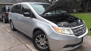 1113 honda Odyssey Alternator replacementcomo Quitar el alternador facil y rapido [upl. by Radack432]