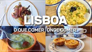 🍽️ o que e onde COMER em LISBOA 🇵🇹 234 [upl. by Saduj]