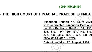 JOA IT 817 JOA IT 556 EXECUTION PETITION JUDGEMENT [upl. by Jeggar]