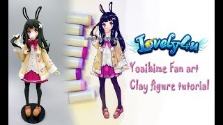 13】How to make anime figureYoaihime【Clay Tutorial DIYLovely4u】 [upl. by Herby]