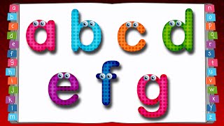 Learn to Write lowercase Alphabet for Kids  ABC Songs for Children [upl. by Aniad536]