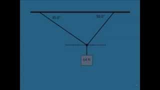 Static Equilibrium Sample Problem 2 [upl. by Delgado]