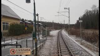 Österskär  Östra station dec 2017 [upl. by Nitsyrc]