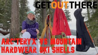 ArcTeryx and Mountain Hardwear GoreTex ski shells reviewed [upl. by Nitsug]